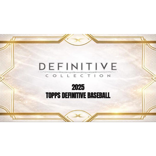 2025 Topps Definitive Baseball Hobby 2-Box Case