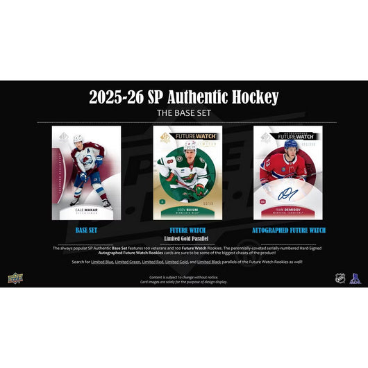 2025-26 Upper Deck SP Authentic Hockey Hobby Box *Contact Us To Order*