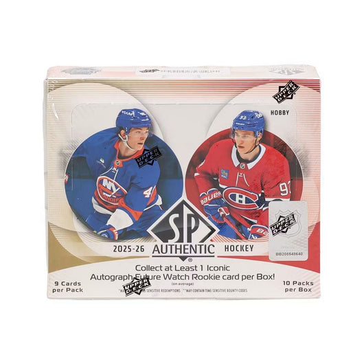 2025-26 Upper Deck SP Authentic Hockey Hobby Box *Contact Us To Order*