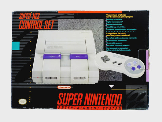 Super Nintendo System Console Control Set