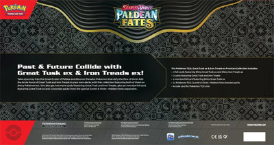 Pokemon - TCG - Paldean Fates Great Tusk ex & Iron Treads ex Premium Collection
