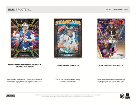 2022 Panini Select Football Hobby Box