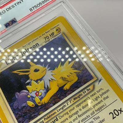 Light Jolteon Pokemon Neo Destiny 1st Edition #48 PSA 9