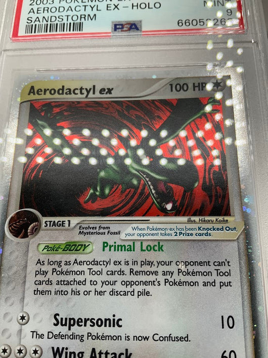 Aerodactyl ex Pokemon Sandstorm Holo #94 PSA 9