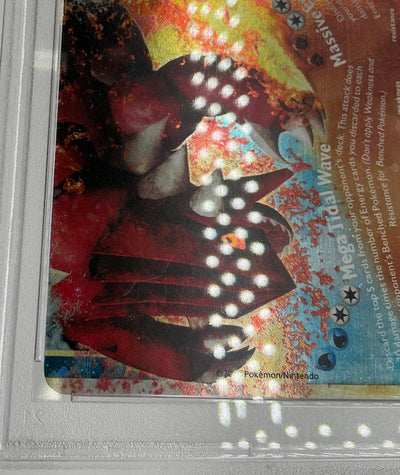 Kyorge & Groudon Pokemon Undaunted Legend Holo #88 PSA 7