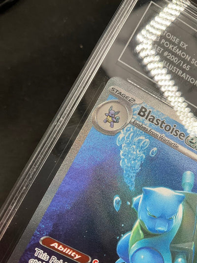 Blastoise ex Pokemon 151 Special Illustration Rare #200 TAG 9