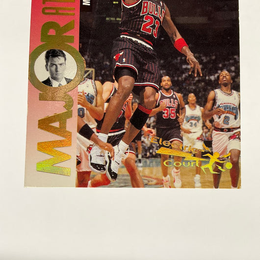 Michael Jordan / Charlie Sheen 1995-96 Upper Deck #339