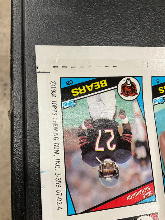 1984 Topps Football Full Set Uncut Sheets *See All Photos & Description*