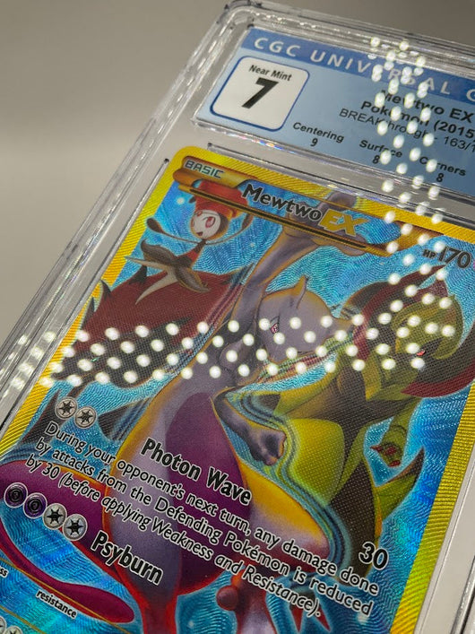 Mewtwo ex Pokemon Breakthrough #163 CGC 7