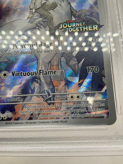 N's Reshiram Pokemon Journey Together Enhanced Topper #167 PSA 9