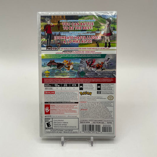 Pokemon Shield + Pokemon Shield Expansion Pass Nintendo Switch Sealed