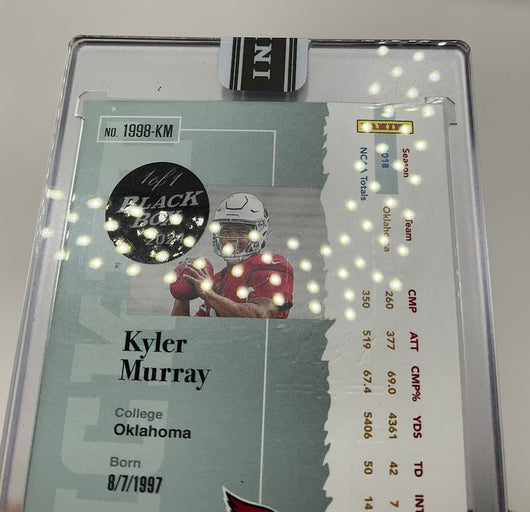 Kyler Murray 2019 Panini Contenders Rookie Ticket RC Black Box Auto 1 of 1 #1998-KM