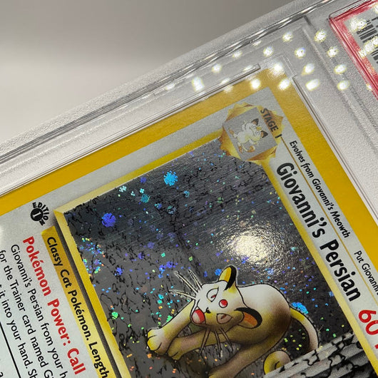 Giovanni's Persian Pokemon Gym Challenge Holo 1st Edition #8 PSA 9