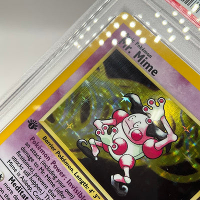 Mr. Mime Pokemon Jungle Holo 1st Edition #6 PSA 9