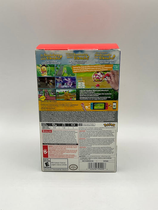 Pokemon Let's Go Pikachu [Poke Ball Plus Pack] Nintendo Switch Sealed