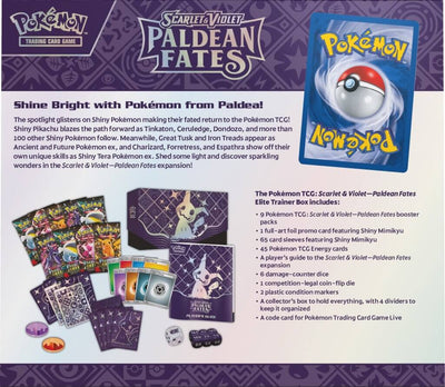 Pokemon - TCG - Scarlet & Violet 4.5 Paldean Fates Elite Trainer Box