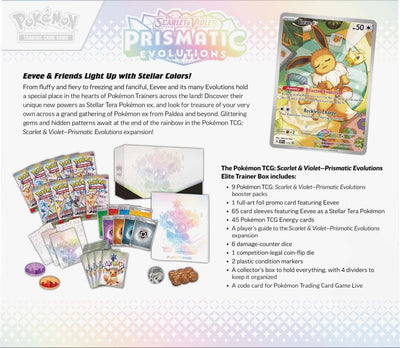Pokemon - TCG - Prismatic Evolutions Elite Trainer Box