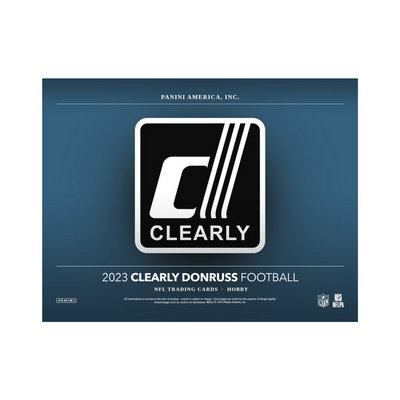 2023 Panini Clearly Donruss Football Hobby 16 Box Case