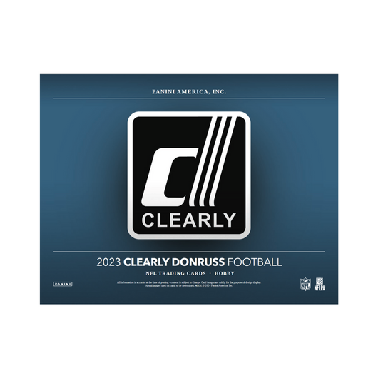 2023 Panini Clearly Donruss Football Hobby 16 Box Case