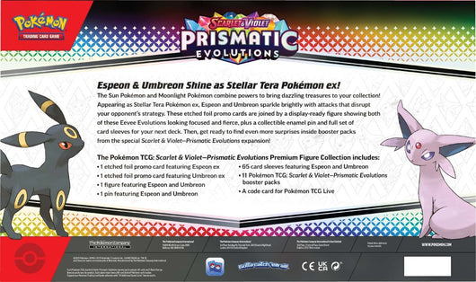 ** DAMAGED** Pokemon - TCG - Prismatic Evolutions Premium Figure Collection