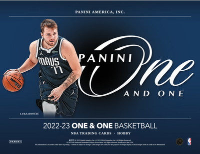 2022-23 Panini One & One Basketball Hobby Box