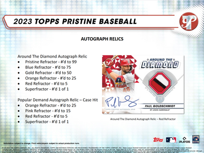 2023 Topps Pristine Baseball Hobby Box