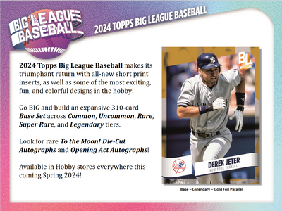 2024 Topps Big League Baseball Hobby 20 Box Case