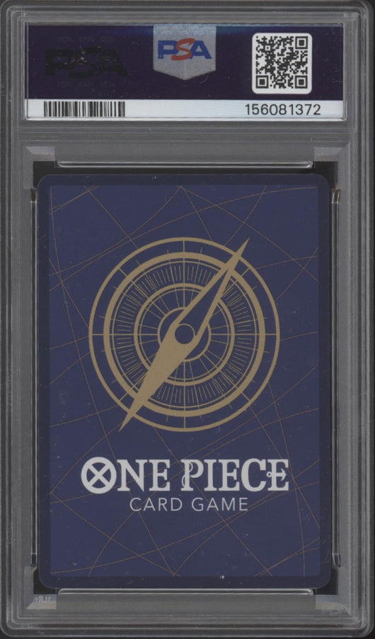 The Five Elders One Piece OP13 Special Alternate Art 3 PSA 10's, 2 PSA 9's Sequential Set of 5