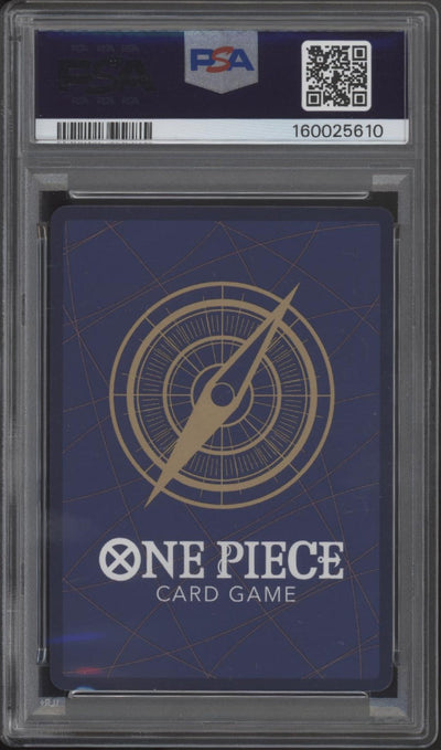 Shanks One Piece Card Game OP13 3rd Anniversary Gold #004 PSA 10