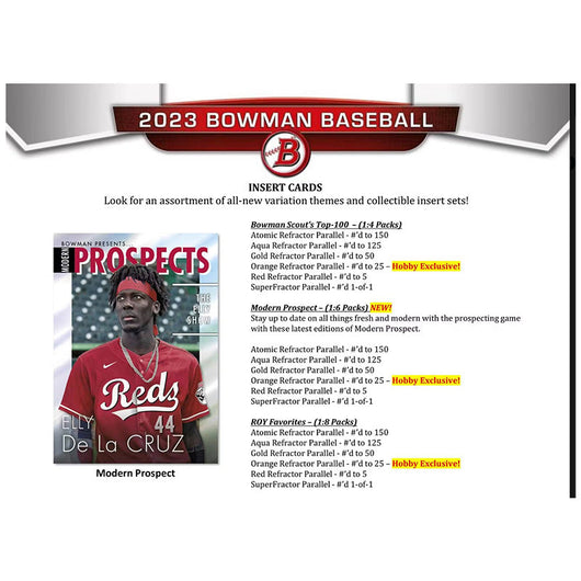 2023 Bowman Baseball Jumbo Case (8 ct)