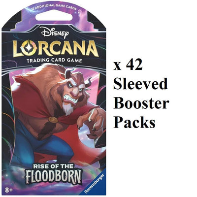 Disney Lorcana: Rise of the Floodborn Sleeved Booster Pack Case (42 Packs)