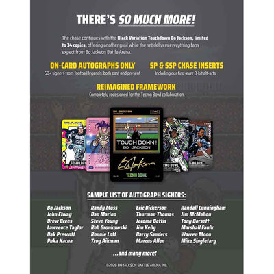 Bo Jackson Battle Arena 2026  - Tecmo Bowl Edition Double Mega Box