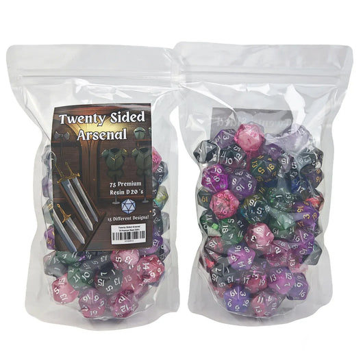 HY00573: Twenty Sided Arsenal - 75 Premium Resin D20s