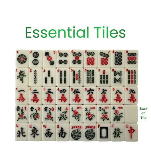 American Mahjong Set (152 Tiles) - Essential Tiles, All in One Bundle