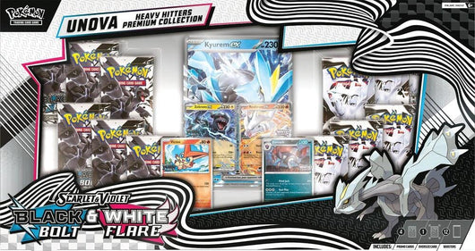 Pokemon: Scarlet & Violet Unova Heavy Hitters Premium Collection - Black Bolt & White Flare