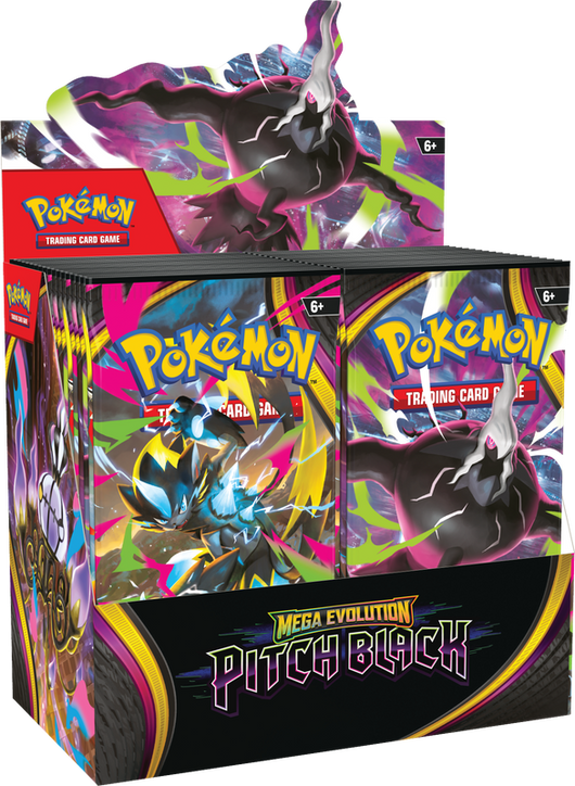 Pokemon Mega Evolution ME05: Pitch Black Booster Box (Pre-Order) (ETA July 17th, 2026)