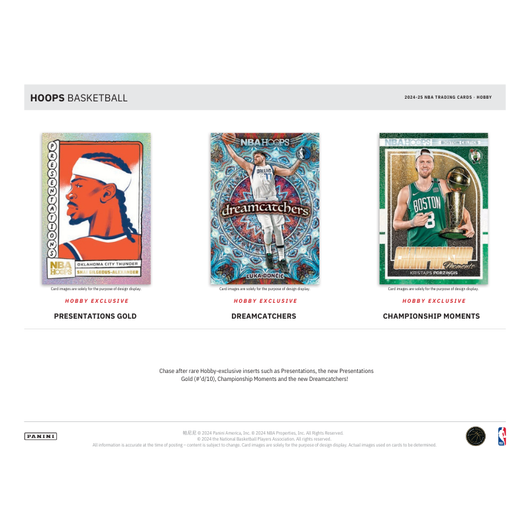 2024/25 Panini Hoops Basketball Hobby 20 Box Case