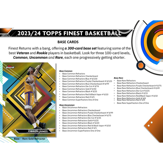 2023/24 Topps Finest Basketball Hobby Box