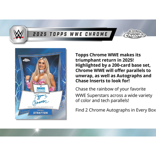 2025 Topps Chrome WWE Breaker's Delight Box