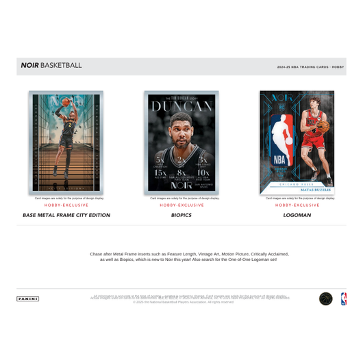 2024/25 Panini Noir Basketball Hobby 4 Box Case