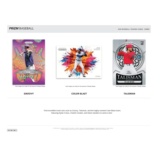 2025 Panini Prizm Baseball Hobby Box