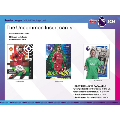 2025/26 Topps Premier League EPL Soccer Hobby Box