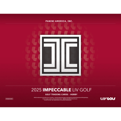 2025 Panini Impeccable LIV Golf Hobby 3 Box Case