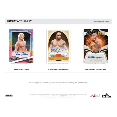 2025 Panini Combat Anthology Hobby Box