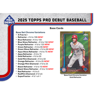 2025 Topps Pro Debut Baseball Jumbo Hobby Box