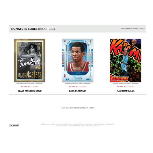 2025/26 Panini Signature Series Basketball Hobby Box