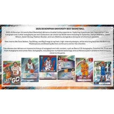 2025/26 Bowman University's Best Basketball Hobby Box