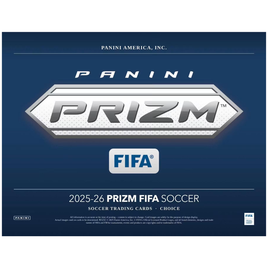 2025/26 Panini Prizm FIFA Soccer Choice 20 Box Case