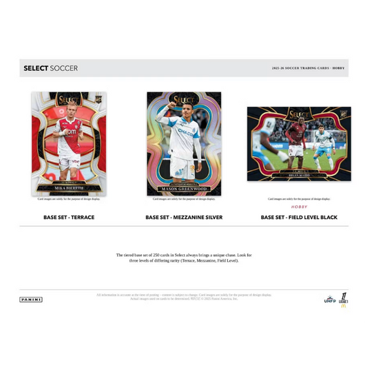 2025/26 Panini Select Ligue 1 Soccer H2 12 Box Case