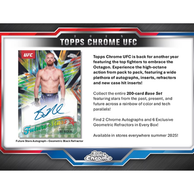 2025 Topps Chrome UFC Breaker's Delight Box